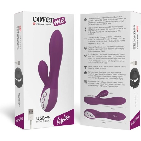 Coverme TAYLOR VIBRATOR COMPATIBLE WITH WATCHME WIRELESS TECHNOLOGY
