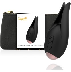 Coquette Toys COQUETTE CHIC DESIRE - CLITORIAL STIMULATOR BLACK / GOLD FLOWER