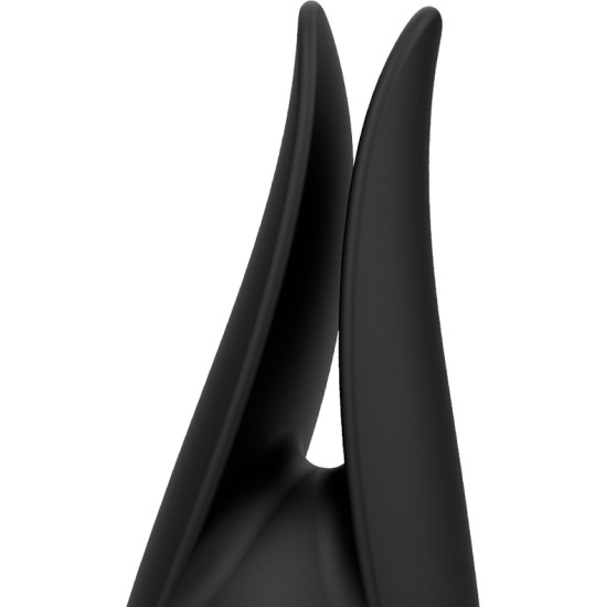 Coquette Toys COQUETTE CHIC DESIRE - CLITORIAL STIMULATOR BLACK / GOLD FLOWER