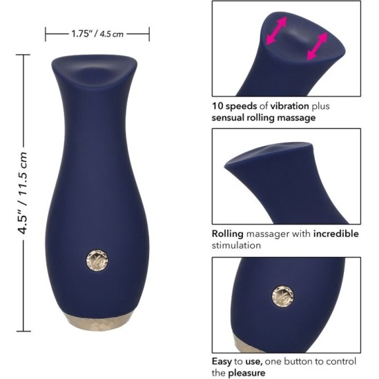 Calexotics CHIC TULIP MASAJEADOR - AZUL