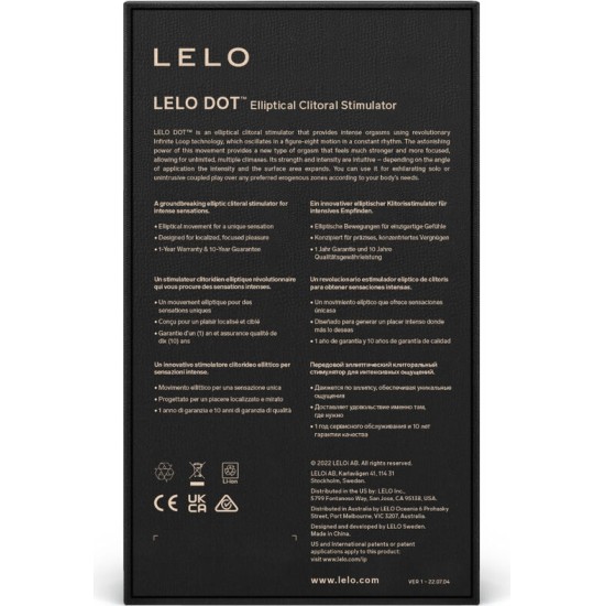 Lelo DOT CLITORIS STIMULATOR - PINK