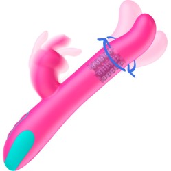 Happy Loky PLUTO RABBIT VIBRATOR & ROTATOR WATCHME WIRELESS TECHNOLOGY COMPATIBLE