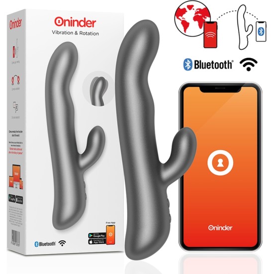 Oninder OSLO VIBRATION & ROTATION BLACK - FREE APP