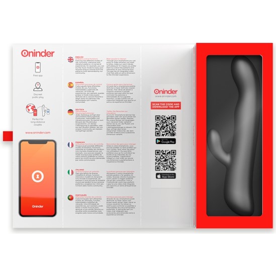 Oninder OSLO VIBRATION & ROTATION BLACK - FREE APP