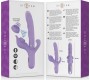 Intense Fun INTENSE - BILLIE MULTIFUNCTIONAL RECHARGEABLE SUCTION VIBRATOR WITH PURPLE PUSH BUTTON