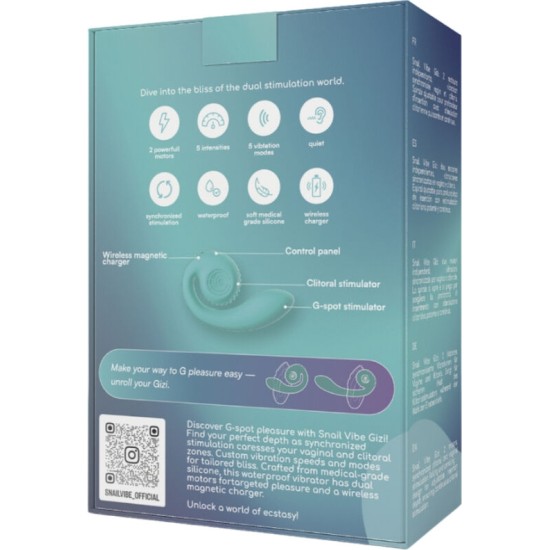Snail Vibe GIZI DUAL STIMULATOR TIFFANY