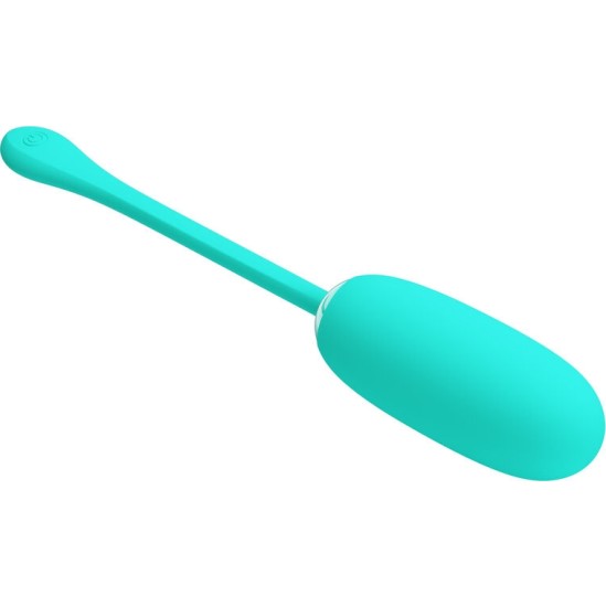 Pretty Love Smart PRETTY LOVE - JULIUS WATERPROOF-RECHARGEABLE VIBRATING EGG AQUA GREEN