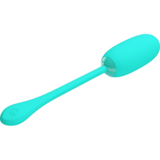 Pretty Love Smart PRETTY LOVE - JULIUS WATERPROOF-RECHARGEABLE VIBRATING EGG AQUA GREEN