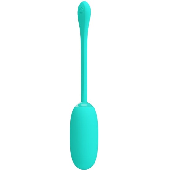 Pretty Love Smart PRETTY LOVE - JULIUS WATERPROOF-RECHARGEABLE VIBRATING EGG AQUA GREEN