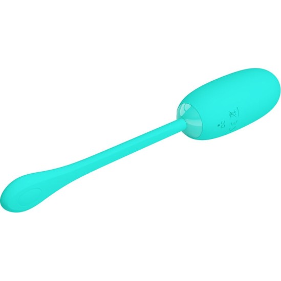 Pretty Love Smart PRETTY LOVE - JULIUS WATERPROOF-RECHARGEABLE VIBRATING EGG AQUA GREEN