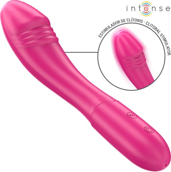 Intense Fun INTENSE - BELINDA VIBRATOR 19 CM FLEXIBLE 10 VIBRATIONS PINK