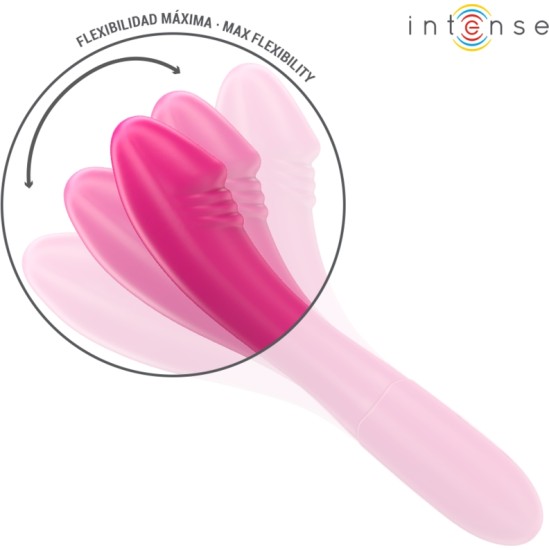 Intense Fun INTENSE - BELINDA VIBRATOR 19 CM FLEXIBLE 10 VIBRATIONS PINK