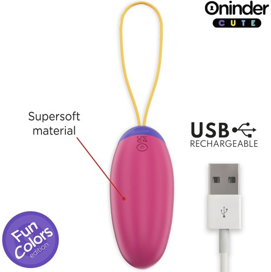 Oninder Cute LOVE PLEASURE VIBRO-WAVE TAPPING SILICONE EGG - FREE WORLDWIDE APP