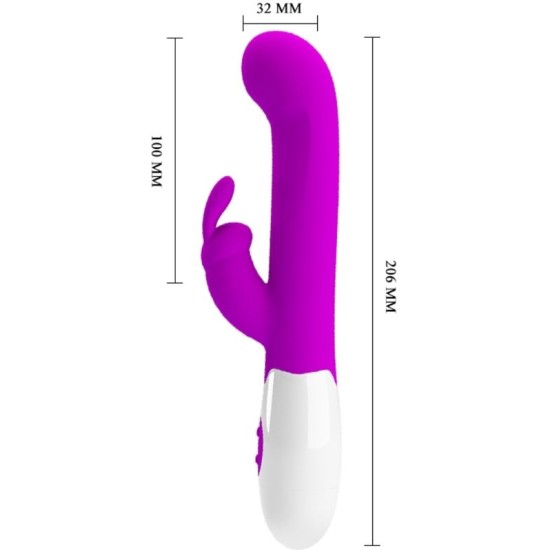 Pretty Love CENTAUR VIBRATOR RABBIT 30 VIBRATION MODES PURPLE