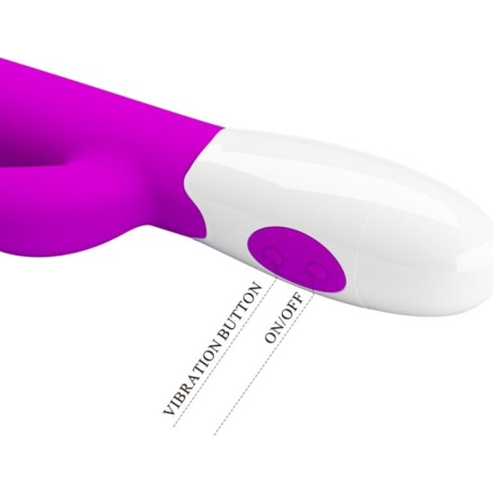 Pretty Love CENTAUR VIBRATOR RABBIT 30 VIBRATION MODES PURPLE