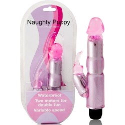 Baile Vibrators BAILE - VIBRATOR WITH ADJUSTABLE PINK STIMULATOR