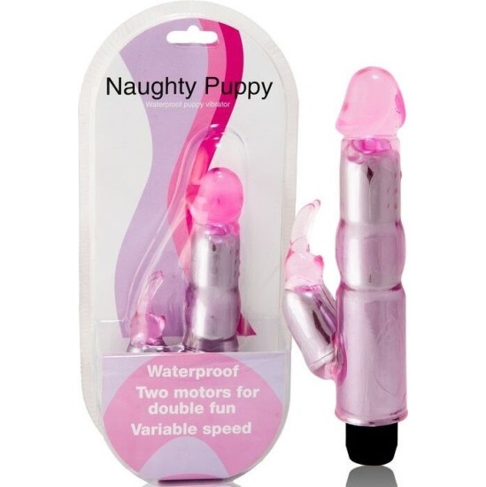 Baile Vibrators BAILE - VIBRATOR WITH ADJUSTABLE PINK STIMULATOR