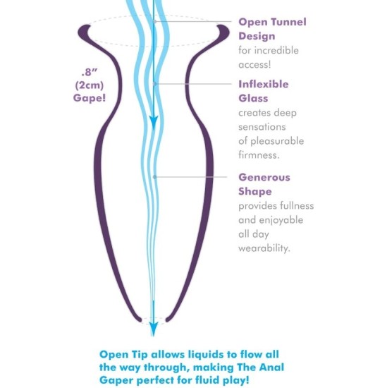 Anal Fantasy Elite Collection ANAL GAPER DILATOR FOR BEGINNERS CRYSTAL SIZE S