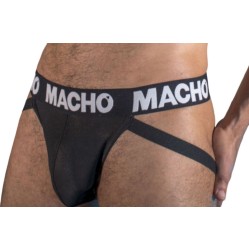 Macho Underwear MACHO - MX25NN JOCK BLACK SIZE L