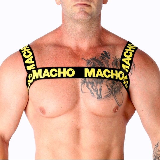 Macho Underwear MACHO - DOUBLE YELLOW HARNESS