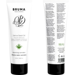 Bruma SATIVA SEED OIL SLIDING GEL WARMING CANNABIS FLAVOR 100 ML