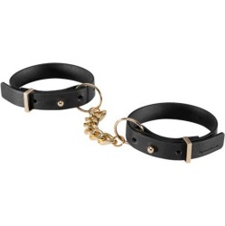 Bijoux Maze BIJOUX - INDISCRETS MAZE HANDCUFFS BLACK BRACELETS