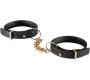 Bijoux Maze BIJOUX - INDISCRETS MAZE HANDCUFFS BLACK BRACELETS