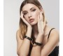 Bijoux Maze BIJOUX - INDISCRETS MAZE HANDCUFFS BLACK BRACELETS