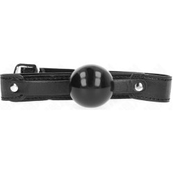 Kink Collar & Gag KINK - SOFT TPE BALL 4 CM GAG MODEL 2 65 x 2.5 CM