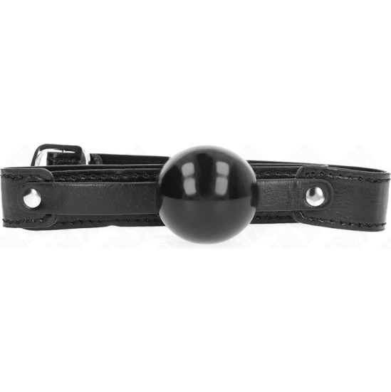 Kink Collar & Gag KINK - SOFT TPE BALL 4 CM GAG MODEL 2 65 x 2.5 CM