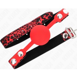 Kink Collar & Gag KINK - SILICONE BALL 4 CM GAG MODEL 2 60 x 2 CM