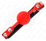 Kink Collar & Gag KINK - SILICONE BALL 4 CM GAG MODEL 2 60 x 2 CM