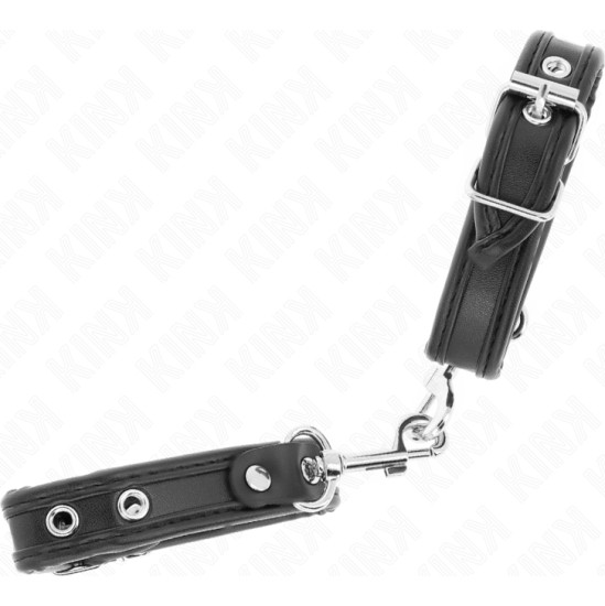 Kink Wrist Restraint KINK - MINI BLACK WRISTBANDS WITH STUDS ADJUSTABLE 16-22 CM X 2 CM