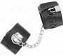 Kink Wrist Restraint KINK - FIXED WRIST RESTRAINTS WITH CHAIN 30 CM AND PADLOCK CLOSURE BLACK ADJUSTABLE 16-23 CM X 5.5 CM