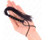 Kink Impact & Touch KINK - MINI SILICONE WHIP WITH 6 BLACK BEADS 26 CM