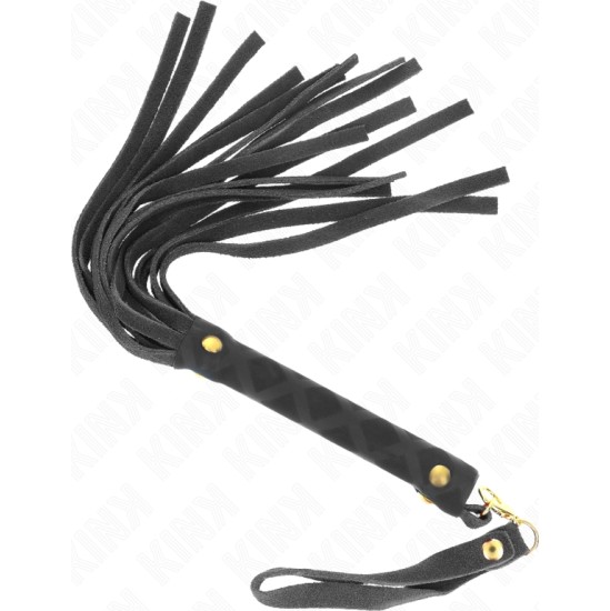 Kink Impact & Touch KINK - BLACK SUEDE MINI WHIP 30 CM