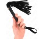Kink Impact & Touch KINK - BLACK SUEDE MINI WHIP 30 CM