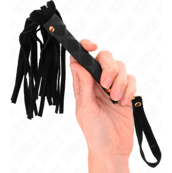 Kink Impact & Touch KINK - BLACK SUEDE MINI WHIP 30 CM