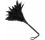 Kink Impact & Touch KINK - BLACK MAIDS HORN SHAPED TICKLE CHICKEN FEATHERS 36 CM