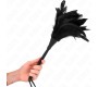 Kink Impact & Touch KINK - BLACK MAIDS HORN SHAPED TICKLE CHICKEN FEATHERS 36 CM