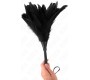Kink Impact & Touch KINK - BLACK MAIDS HORN SHAPED TICKLE CHICKEN FEATHERS 36 CM
