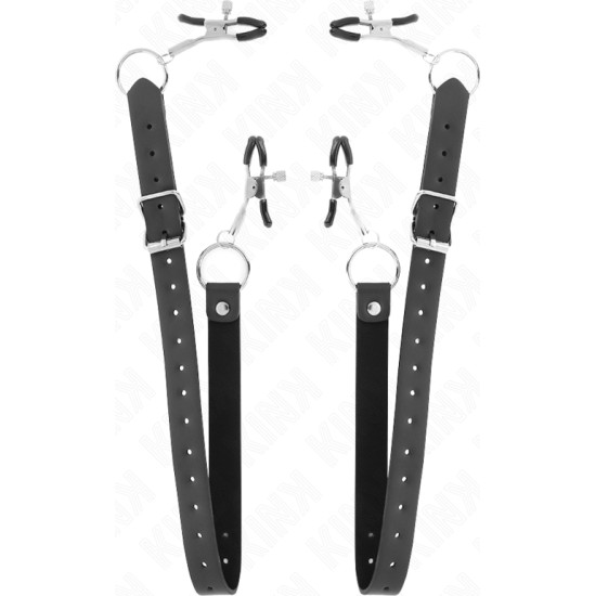 Kink Nipple Grip KINK - 4 CLIT CLAMPS ADJUSTABLE 34-48 CM