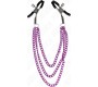 Kink Nipple Grip KINK - NIPPLE CLAMPS WITH 3 CHAINS PURPLE 20/23/28 CM