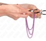 Kink Nipple Grip KINK - NIPPLE CLAMPS WITH 3 CHAINS PURPLE 20/23/28 CM