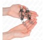 Kink Nipple Grip KINK - JAPANESE CLOVER NIPPLE CLAMPS WITH LITTLE CHAINS SILVER