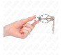 Kink Nipple Grip KINK - JAPANESE CLOVER NIPPLE CLAMPS WITH LITTLE CHAINS SILVER