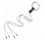 Kink Ring Power KINK - TRIPLE CHROME METAL PENIS RING 3.8 CM TO 5 CM WITH 26 CM METAL CHAIN AND NIPPLE CLAMPS MODEL 2
