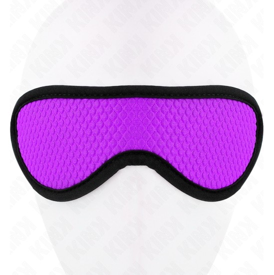 Kink Masked Allure KINK - SCALE TEXTURE BANDAGE WITH PURPLE COVERED EDGE 20 x 7 CM