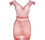 Subblime Dresses SUBBLIME - 951924 SHORT RED CROCHET GRILL DRESS ONE SIZE