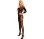 Livco Corsetti Bodystockings LIVCO CORSETTI FASHION - MONATA LC 17325 BODYSTOCKING CROTCHLESS BLACK S/L